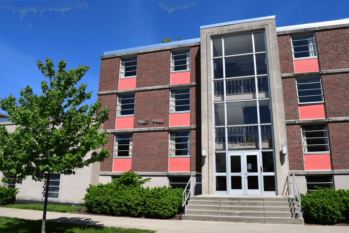 Outside of Wiley Hall